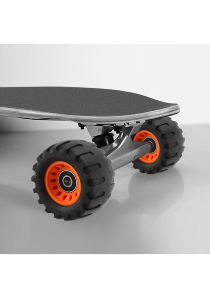 Tüm Arazi Off Road Kaykay Longboard Tekerlekleri Yol Sönümleme Tekerleği Dans Tahtası Yuvarlak (4'lü Set Rulman Kolunu Içerir) (Yurt Dışından)