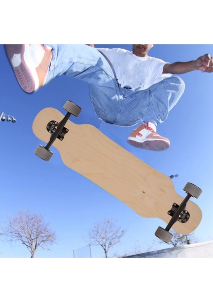 9 Katmanlı Akçaağaç Boş Kaykay 8 Inç Kaykaylar Doğal Paten Güverte Kaykaylar Güverte Akçaağaç Longboard (Yurt Dışından) modelleri