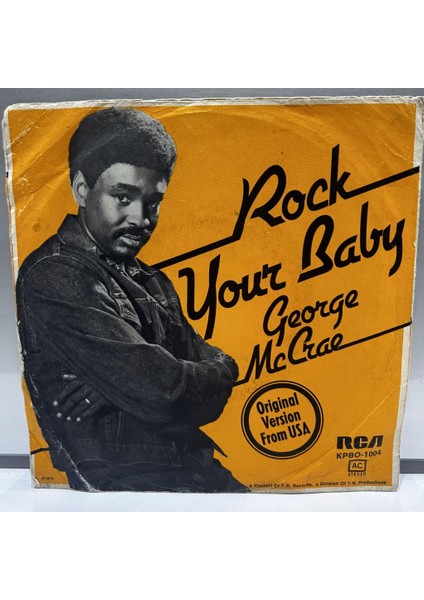 George Mccrae - Rock Your Baby 45'lik - Plak