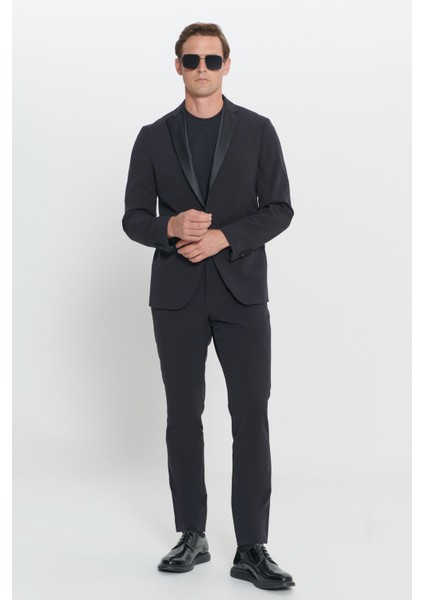 Slim Fit Dar Kesim Mono Yaka Smokin Takım modelleri