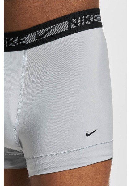 Dri Fit Ultra Stretch 3 Pack Micro 3 Lü Paket Kısa Boxer Siyah-Füme-Gri indirimleri