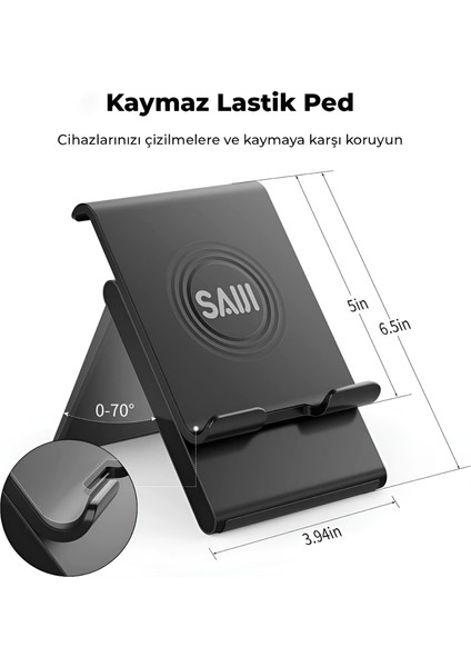 S0 Plus Ayarlanabilir Tablet Tutucu Stand