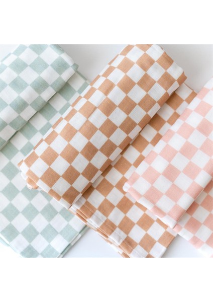 Çok Amaçlı Organik Müslin Örtü - 100 X100 cm Pudra Dama