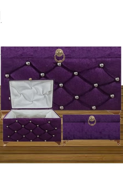 Sonem Sandık Gelin Damat Bohça Nişan Sandığı 2'li 0316 modelleri