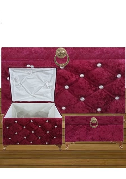 Sonem Sandık Gelin Damat Bohça Nişan Sandığı 2'li 0316 fiyatları