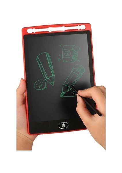 Writing Tablet LCD 8.5 Inç Dijital Kalemli Çizim Yazı Tahtası Grafik Not Yazma Eğitim Tableti