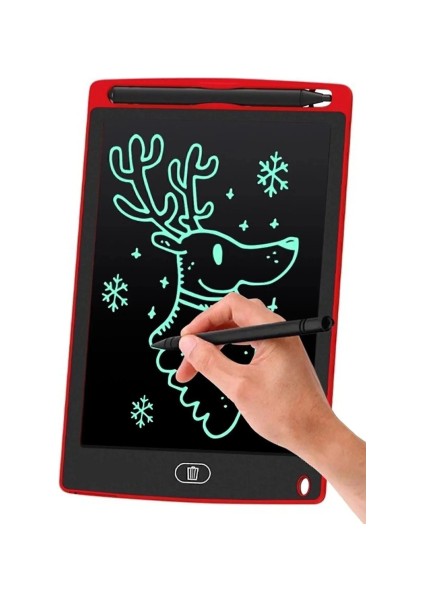 Writing Tablet LCD 8.5 Inç Dijital Kalemli Çizim Yazı Tahtası Grafik Not Yazma Eğitim Tableti