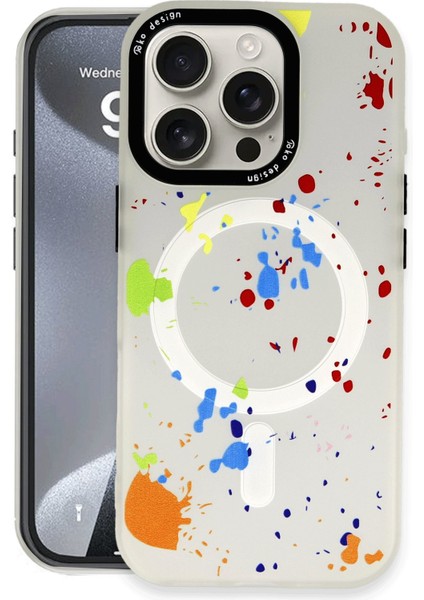 Iphone 16 Pro Max Colorful Magsafe Kapak - Şeffaf Mrayd fiyatları