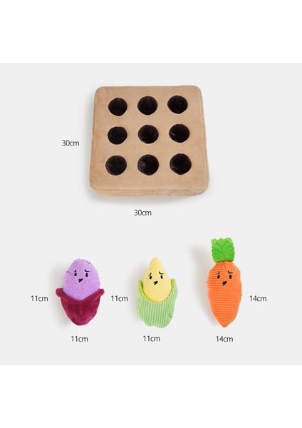 Sevimli Sesli Köpek Oyuncaklarını Gizlemek Için Küçük Patates Çiftliği (Yurt Dışından)