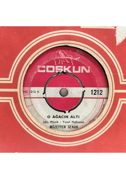 Müzeyyen Senar - O Ağacin Alti Ben Garibim 45'lik - Plak