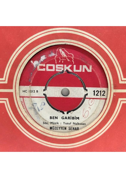 Müzeyyen Senar - O Ağacin Alti Ben Garibim 45'lik - Plak fiyatları