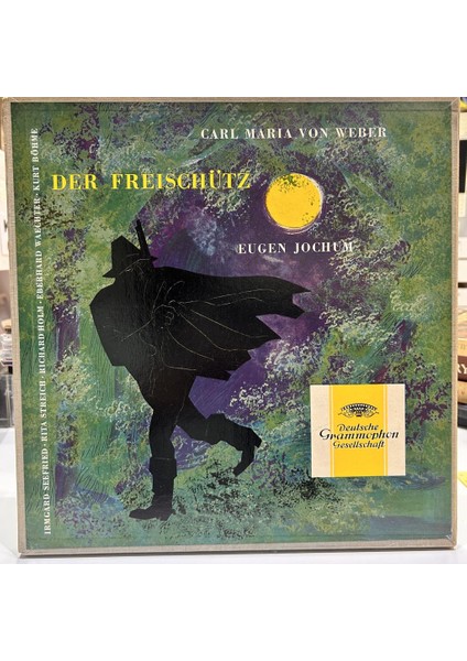 Carl Maria Von Weber, Eugen Jochum, Irmgard Seefried · Rita Streich · Richard Holm · Eberhard Waechter · Kurt Böhme ‎- Der Freischütz 1966 Baskı Lp Box Set Deutsche Grammophon - Plak