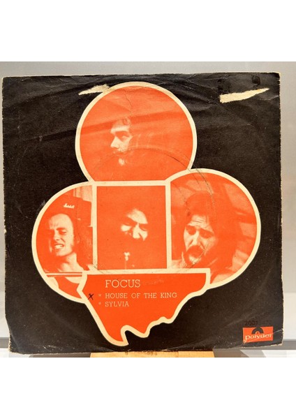 Focus ‎- Sylvia House Of The King 1973 Baskı 45'lik - Plak