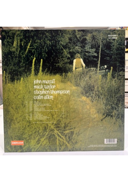 John Mayall ‎- Blues From Laurel Canyon Blues Rock Lp - Plak