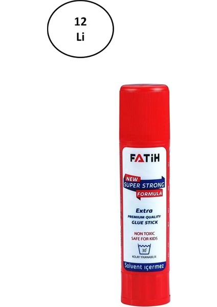 Lokal Marketing Fatih 40 gr Glue Stıck Yapıştırıcı 12'li - LKM1237-9234