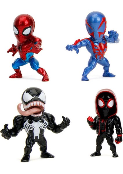 Marvel Spider-Man 4'lü Metal Koleksiyon Figürü 34930