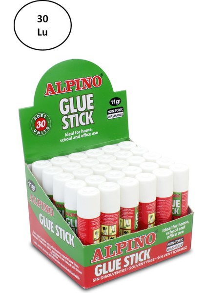 Lokal Marketing Cem Alpino Stick 11 Gram Stand Yapıştırıcı 30'lu - LKM8564-3499