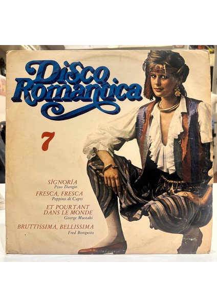 Disco Romantica 7 (Pino Dangio,peppino Di Capri, Fred Bongusto ve Diğerleri) Lp - Plak