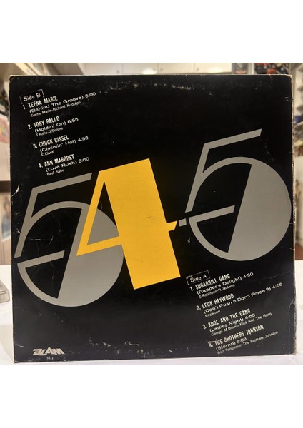 Disco Studio 54-5 Blam 1980 Baskı Lp - Plak