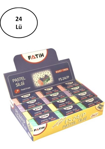 Lokal Marketing Fatih Silgi Pastel FS24 24'lü - LKM3423-4021