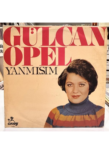 Gülcan Opel - Yanmişim 1982 Baskı Lp - Plak