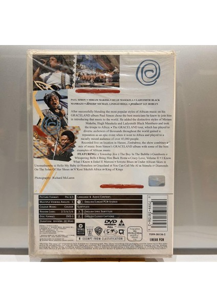 Paul Simon ‎– Graceland: The African Concert DVD