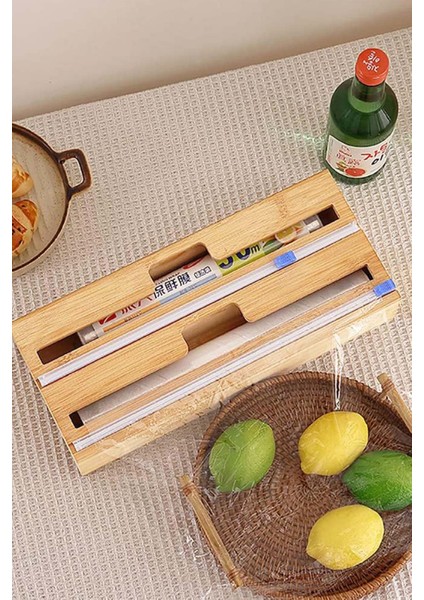 Bambu Streçlik Folyo Kesici Standı - 58