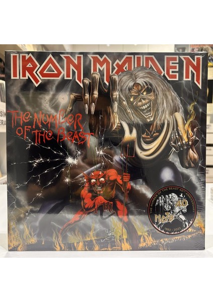 Iron Maiden - The Number Of The Beast Lp - Plak