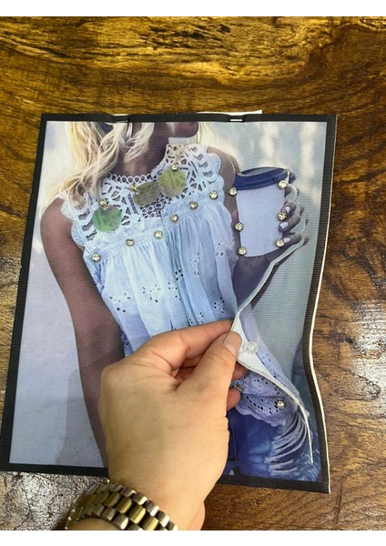 24 x 20 cm 3 Boyutlu Zirkon Taşlı Kız Arma Dikiş Aplike fiyatları