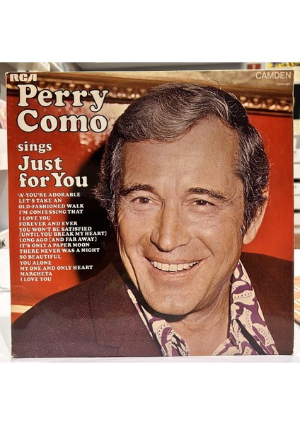 Perry Como - Perry Como Sings Just For You Lp - Plak