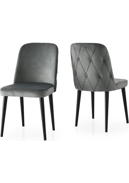 Lale Modern Yemek Mutfak Sandalyesi 4 Lü Set