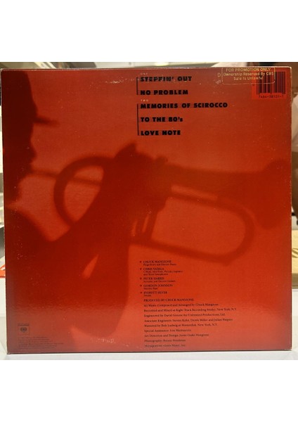 Chuck Mangione - Love Notes 1982 Baskı Lp - Plak fiyatları