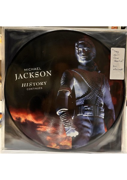 Mıchael Jackson - History Continues They Don't Care About Us Bu Albümde Picture Disc Lp - Plak