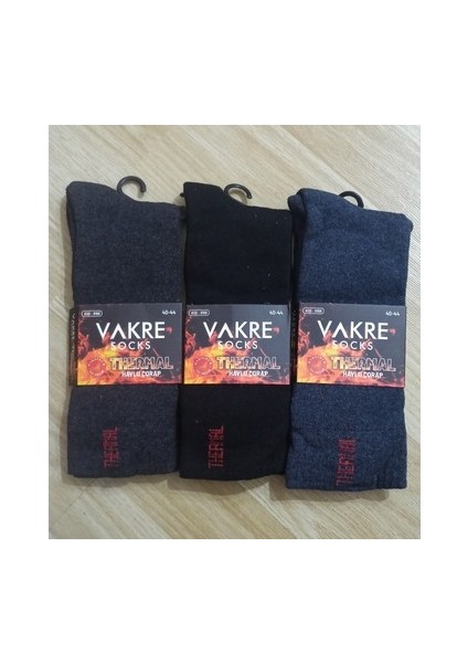 3 Adet Termal Çorap Kışlık Kalın Erkek Kadın Unisex