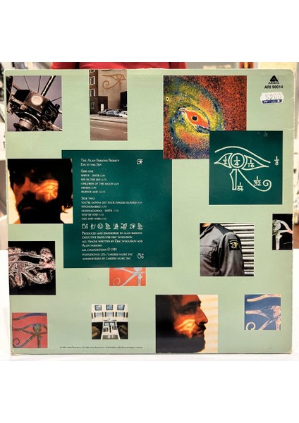 The Alan Parsons Project - Eye In The Sky 1982 Baskı Lp - Plak