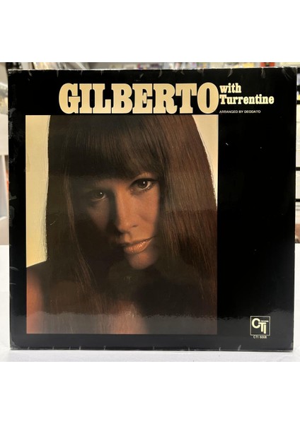 Astrud Gilberto ‎- Gilberto With Turrentine 1971 Baskı Lp - Plak