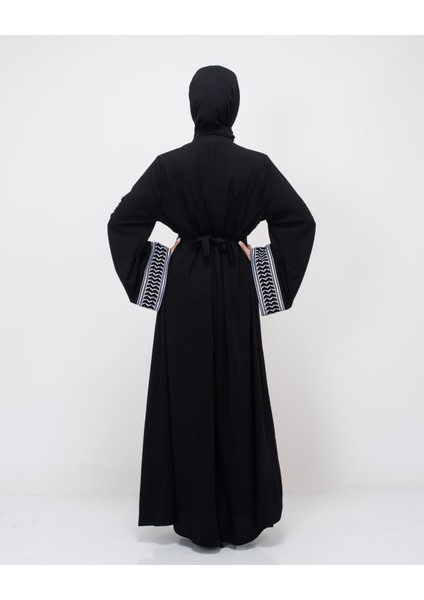 Filistin Geleneksel Kefiye Tek Taraflı Nakışlı Kadın Elbise C100042 modelleri