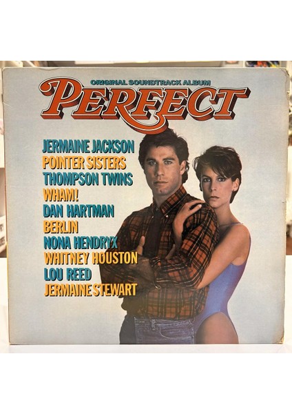 John Travolta Jamie Lee Curtis Perfect (Original Soundtrack Album) 1985 Baskı Lp - Plak