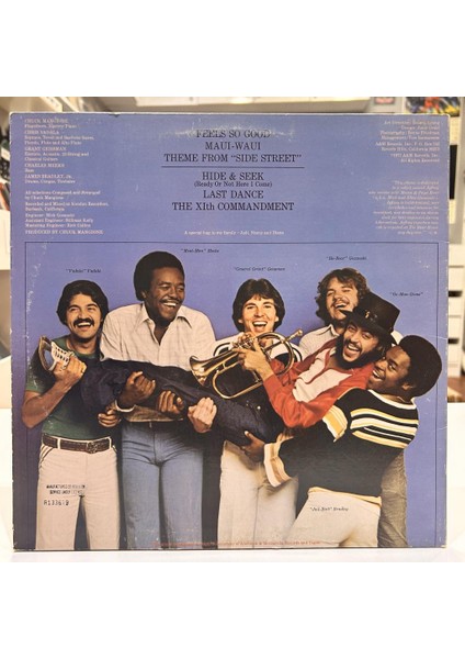 Chuck Mangione - Feels So Good 1977 Baskı Lp - Plak fiyatları