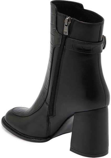 Siyah Hakiki Deri Kadın Klasik Bot - K24K1BT67709-N97 fiyatları