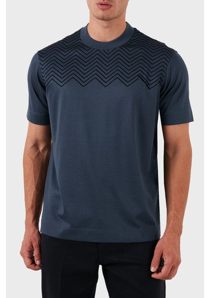Pamuklu Regular Fit Bisiklet Yaka T Shirt Erkek T Shirt 6D1T91 1josz 09T6