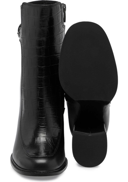 Siyah Hakiki Deri Kadın Klasik Bot - K24K1BT67709-N97 fırsatları