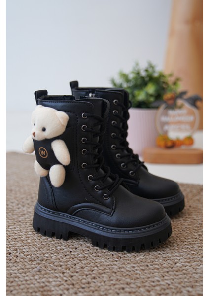 D006 Günlük Ortopedik Ayıcıklı Kız Çocuk Botu fırsatları