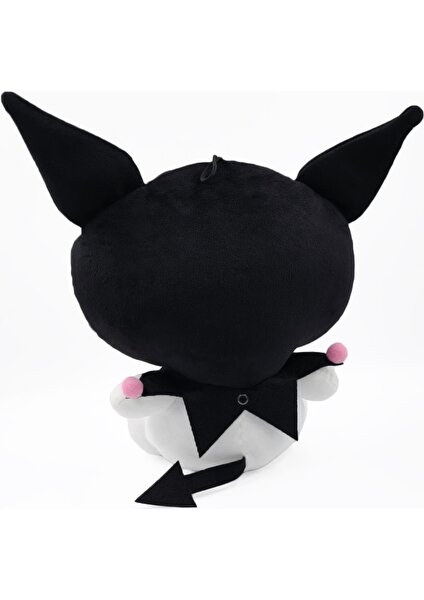 Masho Trend 34 cm Kuromi Peluş - Kuromi Yastık Yumuşak Peluş Oyuncak Peluş Uyku Arkadaşı