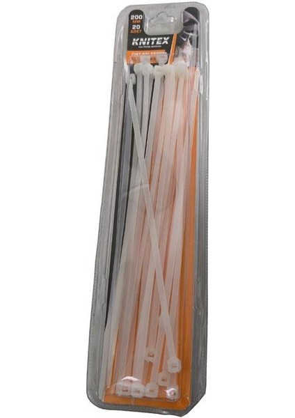 Beyaz Cırt Kelepçe 20 cm - Plastik Kelepçe 20 cm fiyatları