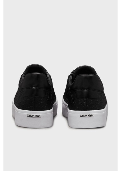 Calvin Klein Deri Logolu Sneaker Ayakkabı HW0HW02219BEH Kadın Ayakkabı HW0HW02219 Beh