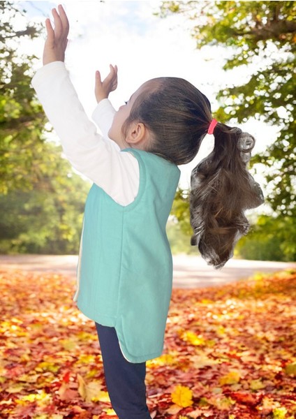 Joyous Mom Kids Müslin Bebek Yelek Organik Müslin Çocuk Yelek Yenidoğan Yelek Kışlık Bebek ve Çocuk Yelek