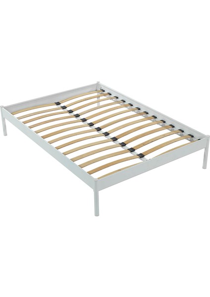 Allegro Çift Kişilik Ferforje Metal Karyola - Beyaz indirimleri