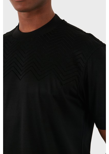 Pamuklu Logolu Regular Fit Bisiklet Yaka T Shirt Erkek T Shirt 6D1T91 1josz 0999 indirimleri
