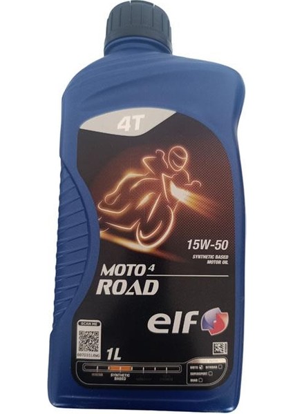 Elf Moto 4 Road 15W50 1 Litre